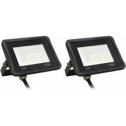 Projecteurs à led 2 pcs 20 w Blanc froid Vidaxl Blanc froid