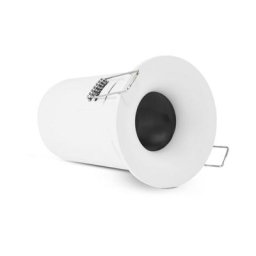 Miidex Lighting - Support de spot bbc rond blanc basse luminance Ø90 mm + douille GU10