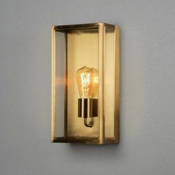 Konstsmide Lighting - Konstsmide Carpi Lanterne Murale Extérieure Moderne Grand E27 Laitonné Avec