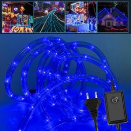 Tube lumineux led multicolore Extérieur étanche Chaîne lumineuse Lampe Décor 30M Bleu - Bleu