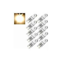 Lot de 10 ampoules filament G9 40W - Capsule halogene - 220/240V - Dhklfa