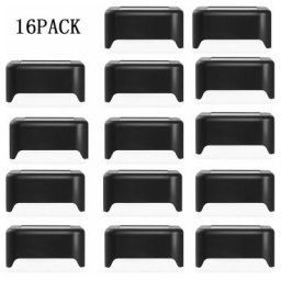 GP - Lot de 16 lampes solaires de jardin à led étanches pour escaliers extérieurs, marches,