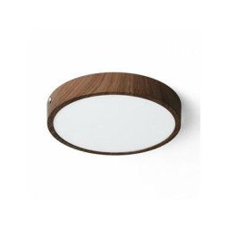 Rendl Light - Plafonnier hue r 22 Cm couleur noyer foncé 230V led 24W 3000K