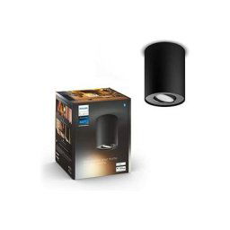 Philips Hue White Ambiance PILLAR Spot 1x5.5W extension - Noir (Télécommande non incluse),