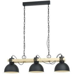 Pendant la lumière noire Lubenham, l brun: 90cm w: 20cm h: 110cm
