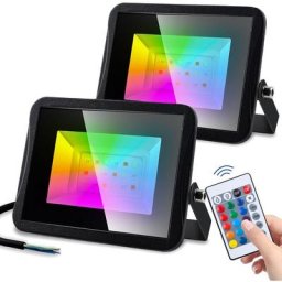 Projecteur led rgb Exterieur led Spot de 16 Couleurs 4 Modes avec Télécommande Etanche IP66