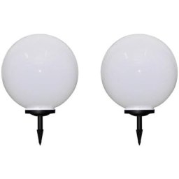 Vidaxl - 2 pcs Lampes d'allée d'extérieur à led 50 cm et piquet au sol n/a