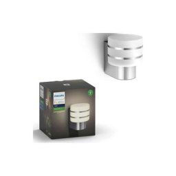 Philips - Hue White tuar Applique extérieure 1x9.5W - Inox, fonctionne avec Alexa, Google Assistant