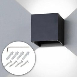 Applique led Keller Applique murale Angle réglable Escaliers Extérieur IP65 Lampe de salle de bain