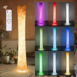 Swanew - Lampadaire led lampadaire rgb avec lampadaire télécommande lampe d'angle 156cm - rgb