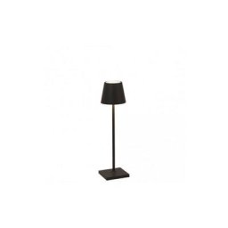 Zafferano - Poldina Pro Micro noir rechargeable et dimmable led lampe de table
