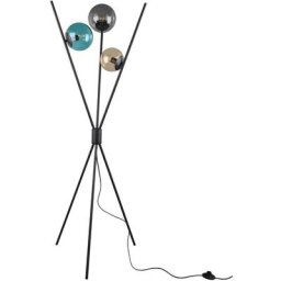 Trio Lighting - Lampadaire Lance Noir Mat 3x28W E14 - Noir