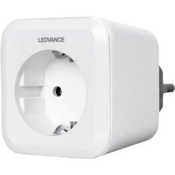 Ledvance - Smart+ Prise Connectée, Blanc, Compatible Bluetooth - Pilotable avec Siri via Apple