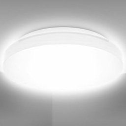 B.k.licht - Plafonnier led spéciale sdb, Ø22cm, protection contre les projections d'eau IP44,