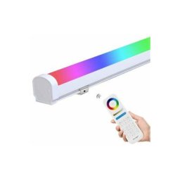 Réglette led 18W étanche 1m rgb+cct IP66 LL1-18 pilotable 4/8 zones