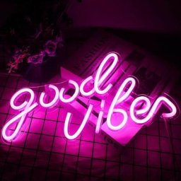 Neon led Enseigne Lumineuse avec Base Acrylique Alimenté par usb Enseigne au néon Décoratif(rose)