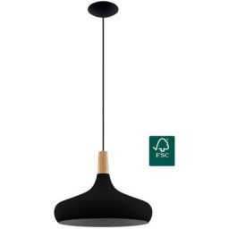 Eglo - Lampe suspendue Sabinar E27 1x40W h: 110cm Ø40cm Dimmable