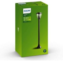 Philips - CREEK-Borne d'extérieur Métal H99,5cm Noir Noir