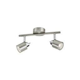 Philips - Plafonnier ajustable 2 spots - GU10 - métal - 93501 - Chrome