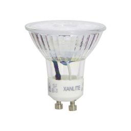 Xanlite - Ampoule LED spot dimmable, culot GU10, 6,5W cons. (50W eq.), lumière blanc chaud - VG50SD