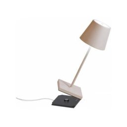 Zafferano - Lampe led de table Poldina Pro mini sable rechargeable et dimmable