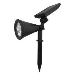 Silamp - Spot à piquer led Solaire pour Jardin 2W 5.5V dc (4 led) - Blanc Froid 6000K - 8000K