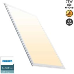 Barcelona Led - Panneau led slim 120X60cm - Driver philips - 72W - UGR19 Blanc Neutre - Blanc Neutre