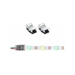 2x Connecteur coupleur rapide de bande led cct 10mm à 3 broches cct sans soudure Borne Câble