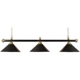 Lampadaire de billard avec trois abat-jour, z - Zwart