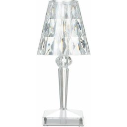 GP - Lampe De Table En Cristal De Diamant, Lampe De Chevet De Chambre En Cristal Rechargeable Par