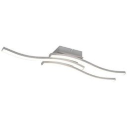 Plafonnier Route 3x5W smd led Nickel Mat - Gris