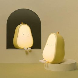 Veilleuses pour enfants Lampes rechargeables usb, Abs sans Bpa + lampe de chevet en silicone pour