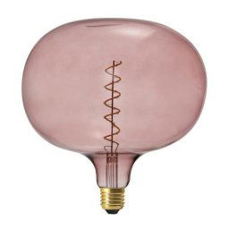 Ampoule Bulle 220x225mm E27 Rose 6w - rose
