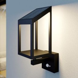 Lucande - led Applique Murale Solaire 'Timeo' en aluminium - gris graphite (ral 840-M)
