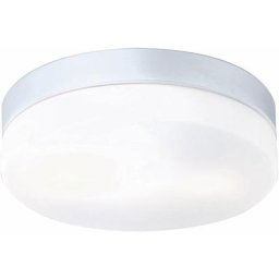 Plafonnier élégant en aluminium, argent opale Globo vranos 32112