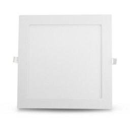 Miidex Lighting - Downlight led slimy carre - 18W Extra-plat blanc-neutre-4000k - blanc