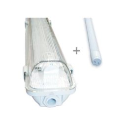 Kit tube led 120cm 4000K + boitier étanche 120