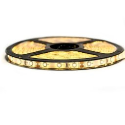 Ruban Professionnel 3528 -60 leds - 1 à 10 mètres - Blanc chaud (IP65) Transformateur: Alimentation