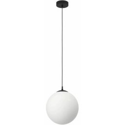Eglo - Lampe suspendue rondo 3 verre opal-matt blanc e27 1x40w h: 110cm Ø30cm dimmable