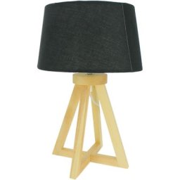Eclairage Design - Lampe à poser hod en bois E27 37cm