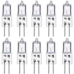 SVKBJROY Ampoules Halogènes G4, Lampe de Base à Broche Halogène G4 12V 20W, 2800K Blanc Chaud