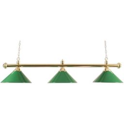 Lampadaire de billard avec trois abat-jour, g - Groen
