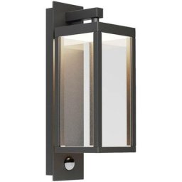 Led Applique extérieure 'Ferdinand' en aluminium - gris foncé, transparent