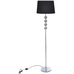 Lampadaire avec support haut Décoration à 4 boules Noir Vidaxl Black