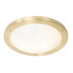 QAZQA yuma - Plafonnier Moderne - 2 lumière - Ø 41 cm - Doré/Laiton - Moderne - Salle de