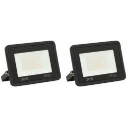 Projecteurs à led 2 pcs 30 w Blanc chaud Vidaxl Blanc chaud