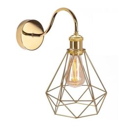 Toolight - applique murale 392229 loft or 1-POINTS de lumière E27 20X28,5X20CM - or