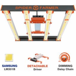 SE3000 led élèvent la fleur de légumes à spectre complet à intensité variable - Spider Farmer