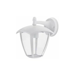 Applique E27 Aluminium Blanche étanche IP44 Eclairage Bas