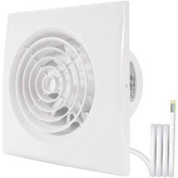 BDD - 100mm Ventilateur Extracteur d'air pour Salle de Bain - Aérateur de Gaine Mural Plafond